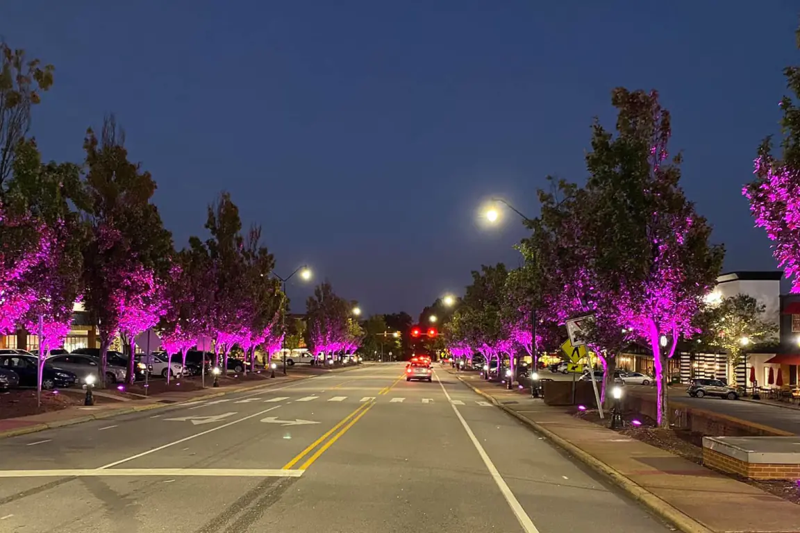 Little Elm, Texas – Illuminated by BlueHopper Lighting 